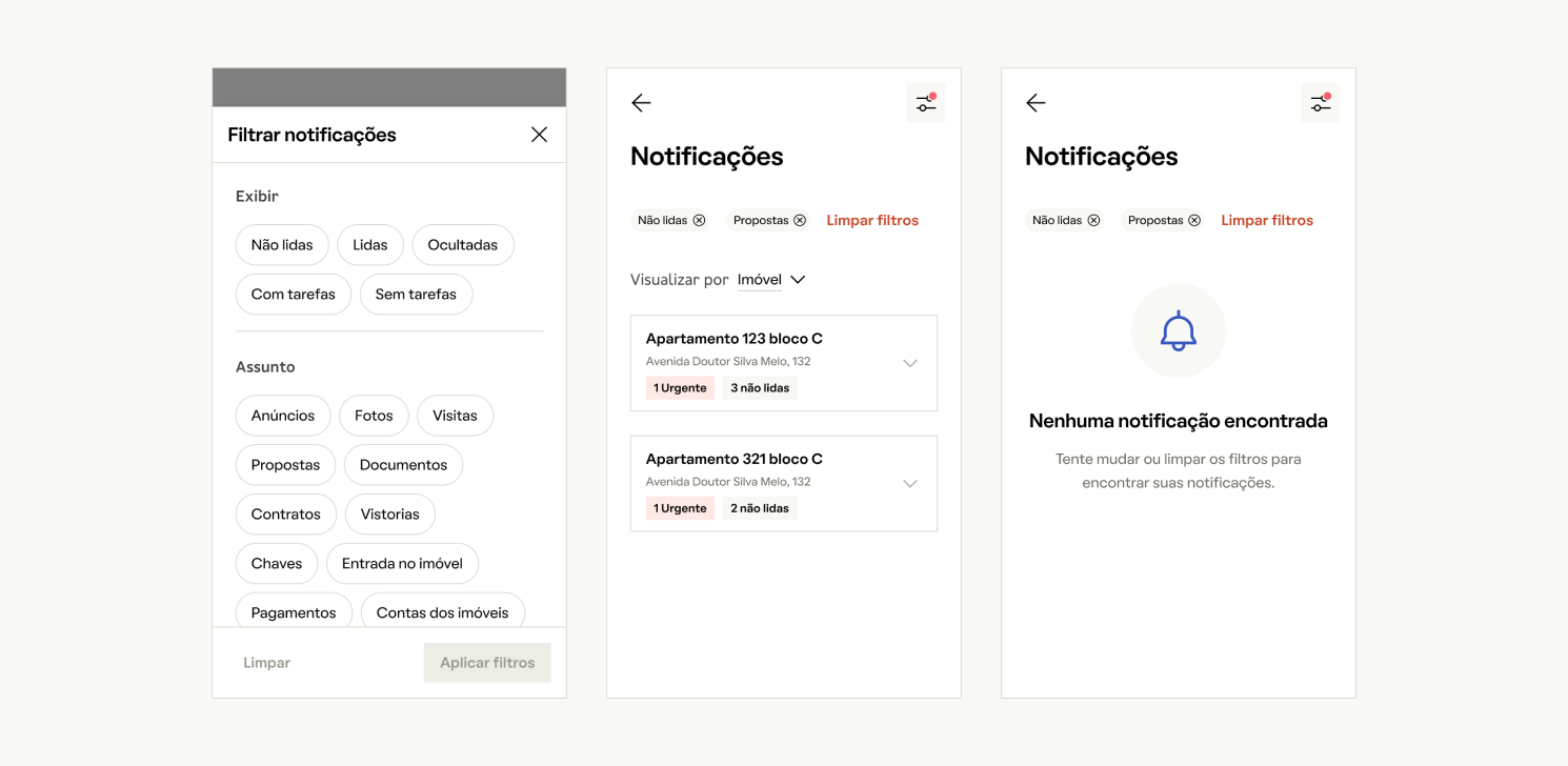 Notification filters
